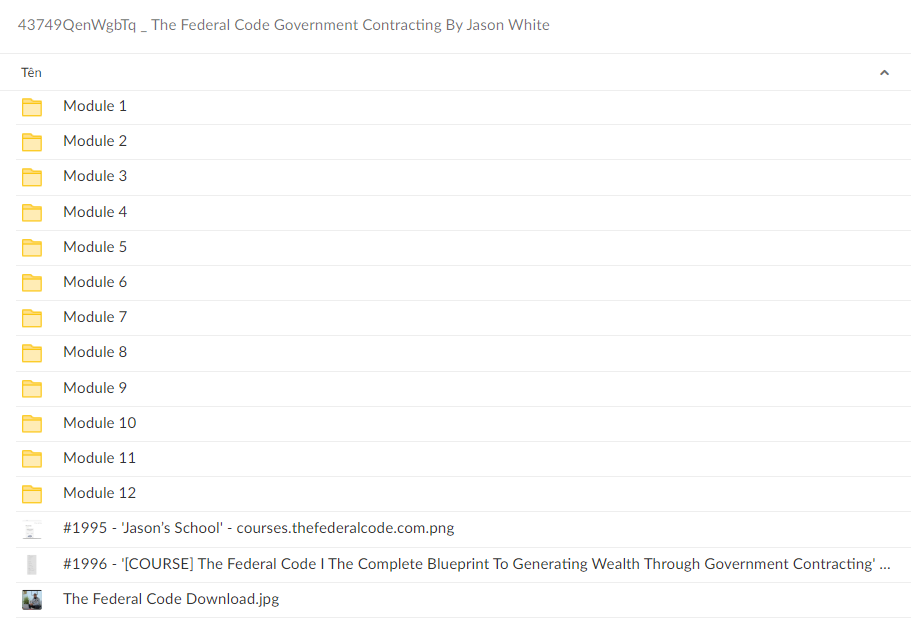 Download Proof Jason White – The Federal Code Government Contracting