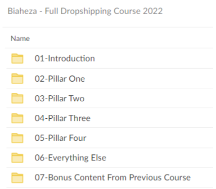 Biaheza's Complete Dropshipping Mastery Course