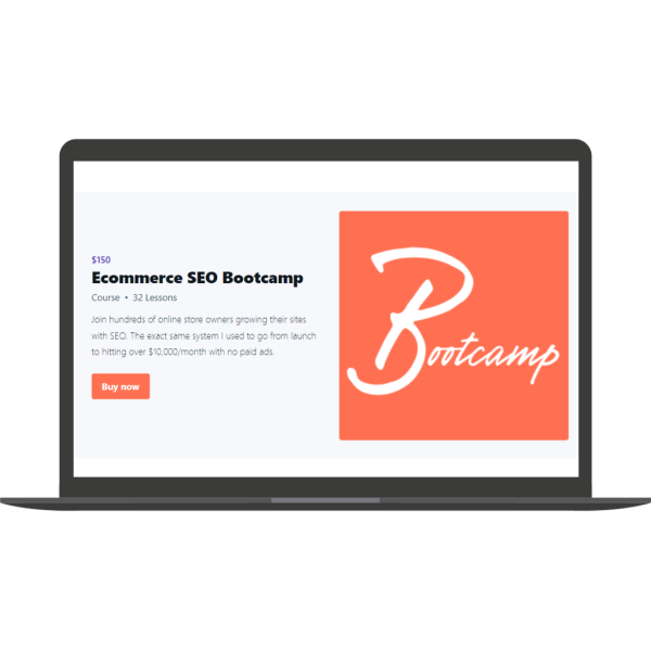 Download Ecommerce SEO Bootcamp Course