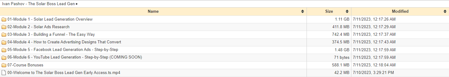 Ivan Pashov's The Solar Boss Lead Gen Course