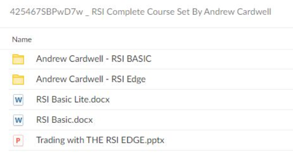 Andrew Cardwell - RSI Complete Course Set Download Proof