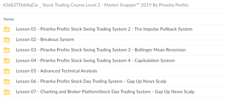 Piranha Profits - Stock Trading Course Level 2: Market Snapper™ 2019 Download Proof