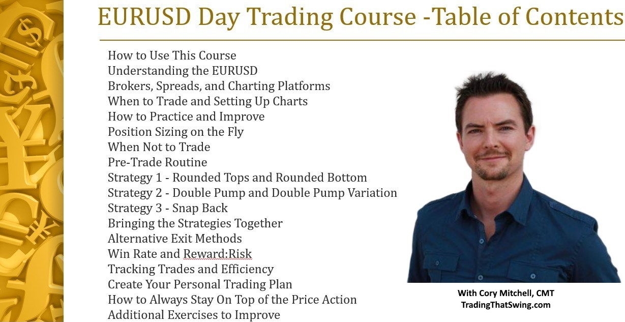 Cory Mitchell - Trade That Swing – The EURUSD Day Trading Course