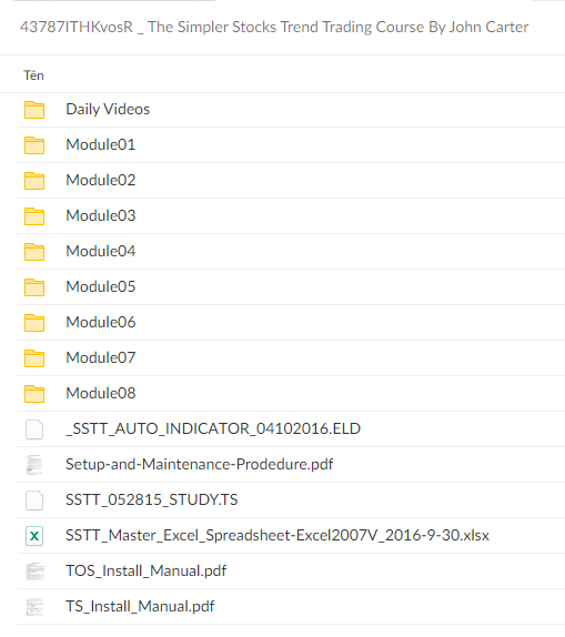John Carter - The Simpler Stocks Trend Trading Course 2018 Download Proof