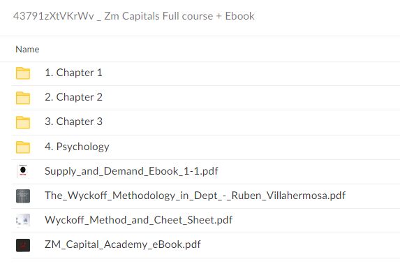 Zm Capitals Full course + Ebook Download Proof