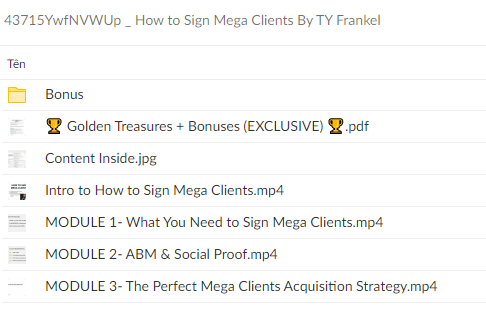 TY Frankel – How to Sign Mega Clients Download Proof
