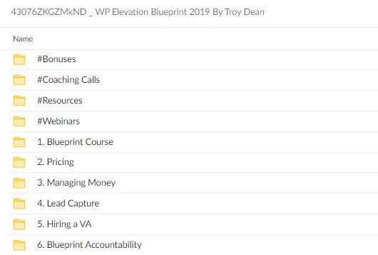 Troy Dean – WP Elevation Blueprint 2019 Download Proof
