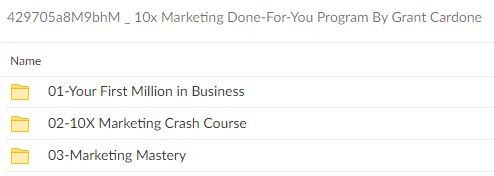 Grant Cardone – 10x Marketing Done-For-You Program Download Proof