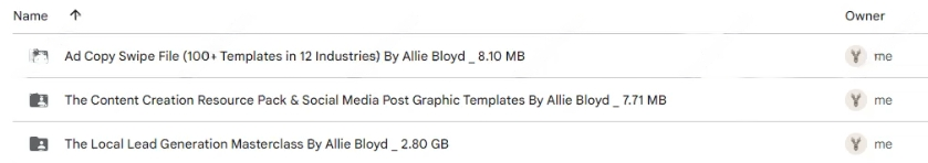 Allie Bloyd – 4 Product Bundle Download Proof