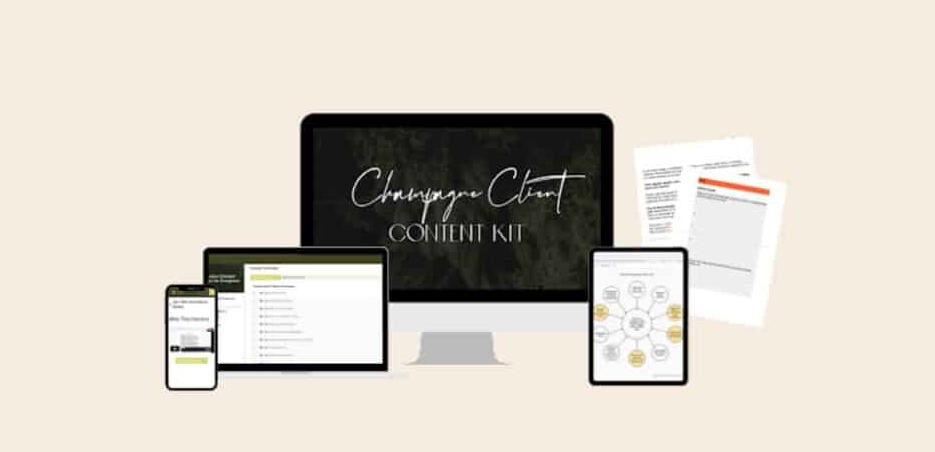 Mariah Coz – Champagne Client Content Kit