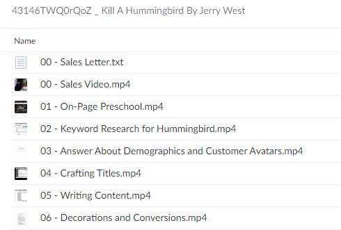 Jerry West – Kill A Hummingbird Download Proof