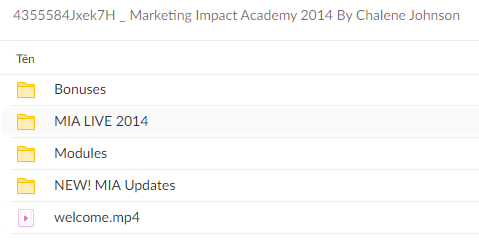 Chalene Johnson – Marketing Impact Academy 2014 Download Proof