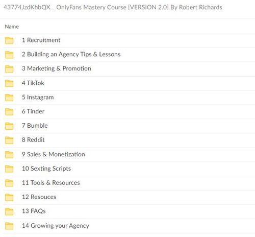 Robert Richards – OnlyFans Mastery Course [VERSION 2.0] Download Proof