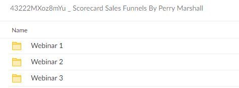 Perry Marshall – Scorecard Sales Funnels Download Proof