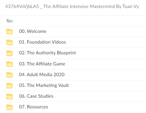 Tuan Vy – The Affiliate Intensive Mastermind Download Proof