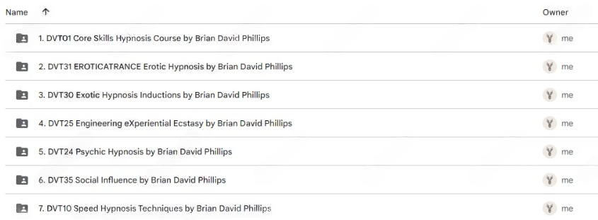 Brian David Phillips – Erotic Hypnosis Collection (7 Courses In 1 Pack) Download Proof