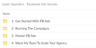 Justin Saunders – Facebook Ads Secrets Download Proof