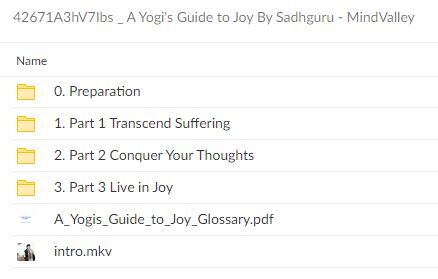 Sadhguru - MindValley – A Yogi's Guide to Joy Download Proof