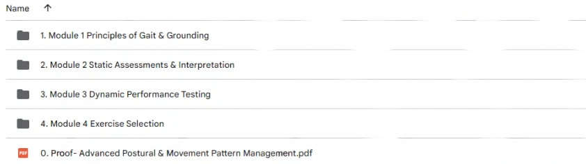 Conor Harris – Advanced Postural & Movement Pattern Management Download Proof