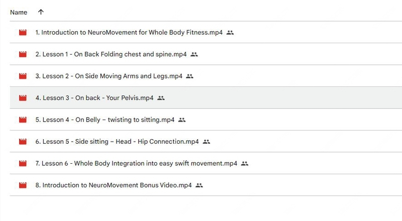 Anat Baniel – NeuroMovement® Whole Body Fitness (Video) Download Proof