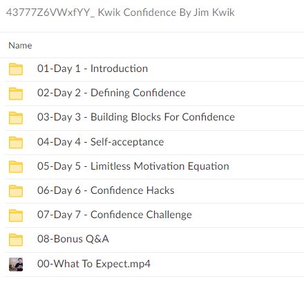 Jim Kwik – Kwik Confidence Download Proof