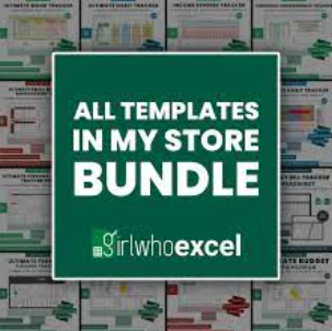 GIRLWHOEXCEL – ALL TEMPLATES IN MY STORE BUNDLE! - Get Best Value For Your Money 