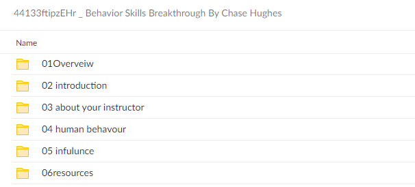 Chase Hughes – Behavior Skills Breakthrough Download Proof