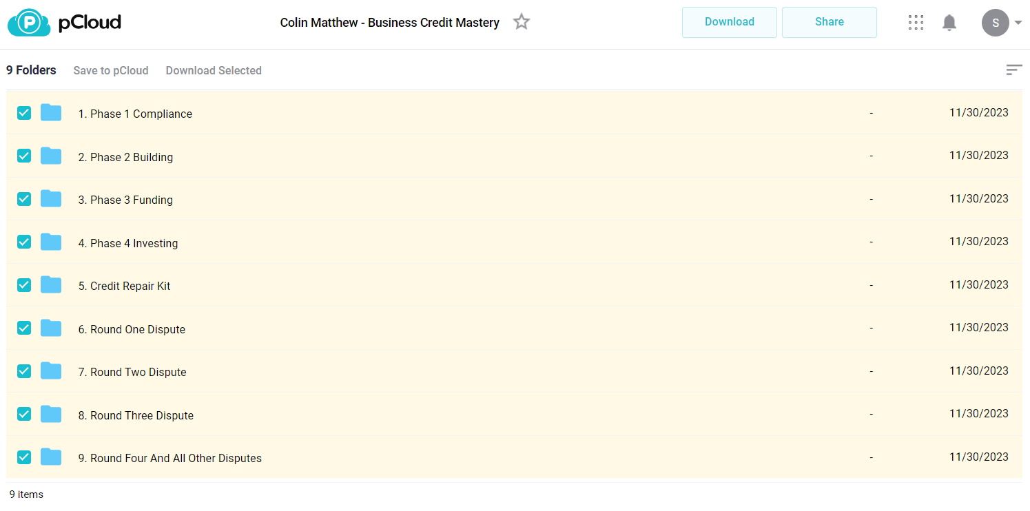 Colin Matthew – Business Credit Mastery Download Proof