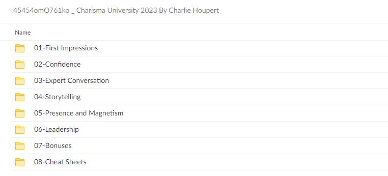 Charlie Houpert – Charisma University 2023 Download Proof