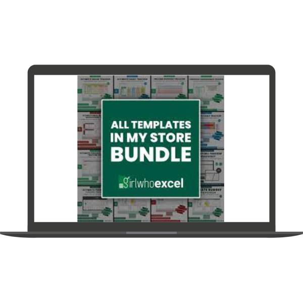 ALL TEMPLATES IN MY STORE BUNDLE! - Get Best Value For Your Money - GIRLWHOEXCEL