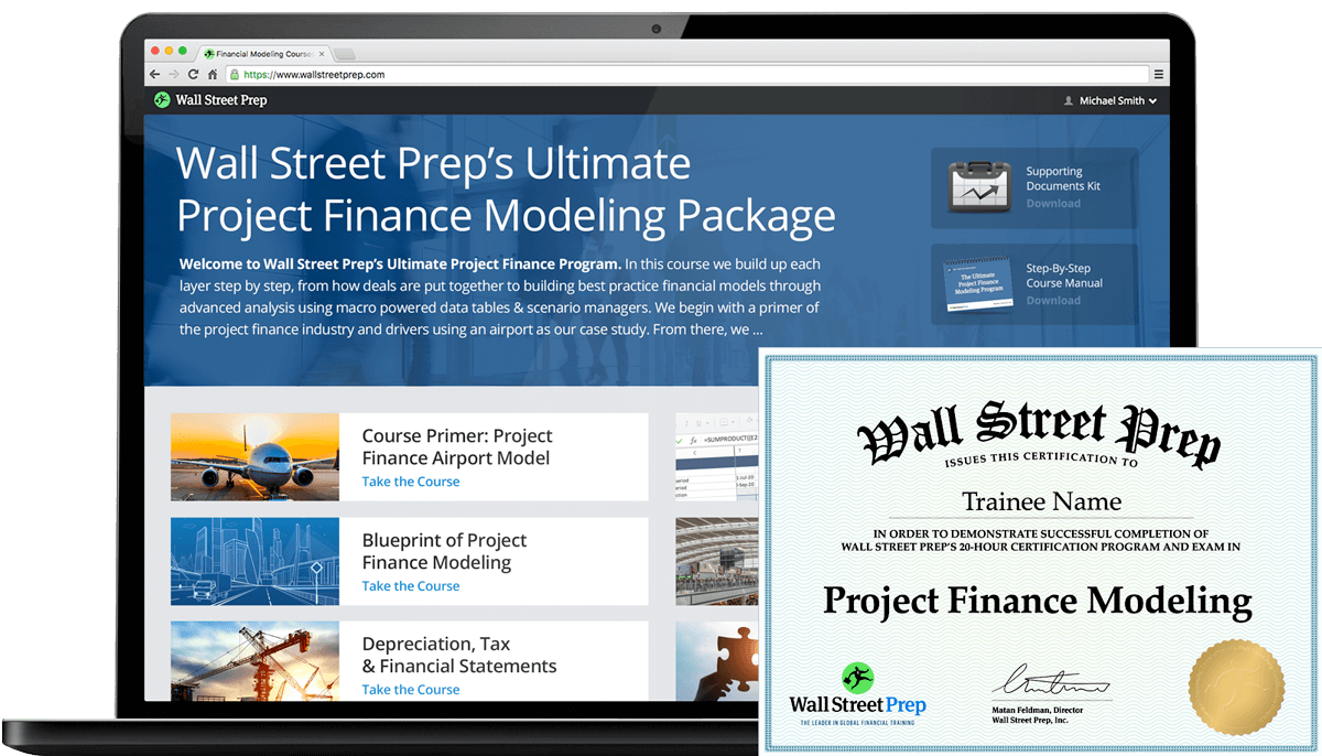 Kyle Chaning Pearce - Wall Street Prep – The Ultimate Project Finance Modeling Package