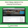 Analyzing Financial Reports By Matan Feldman - Wall Street Prep