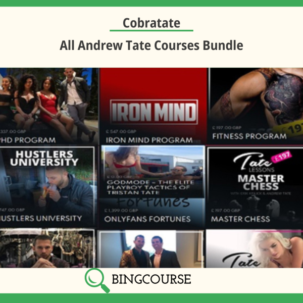 Cobratate – All Andrew Tate Courses Bundle