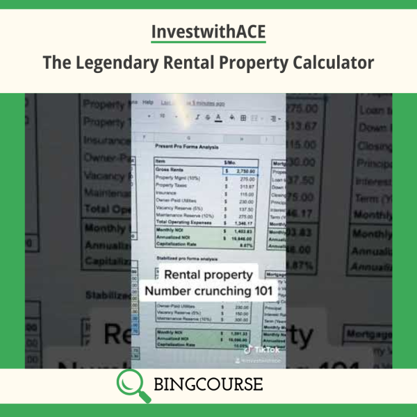 The Legendary Rental Property Calculator By InvestwithACE