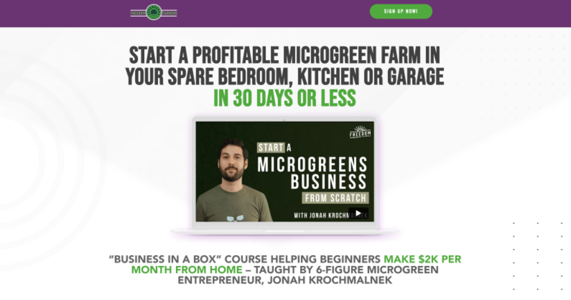 Freedom Farmers – Start A Microgreens Business From Scratch