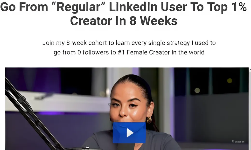 Lara Acosta – Literally LinkedIn (Cohort 1)