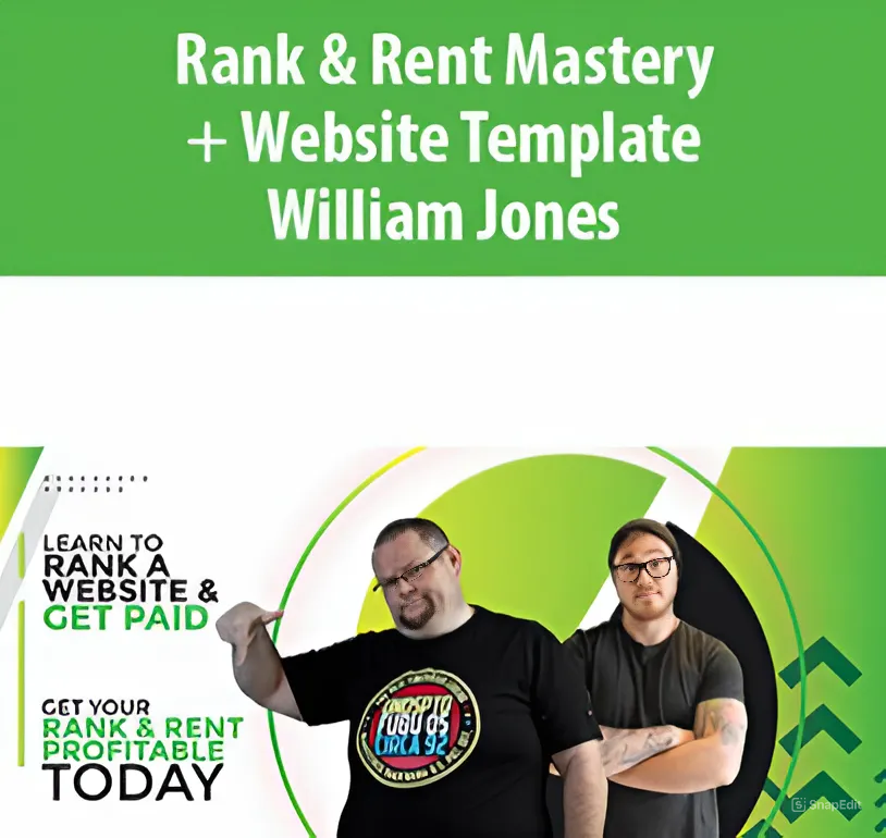 Rank & Rent Mastery + Website Template – William Jones