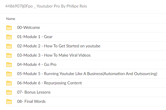 Philipe Reis – Youtuber Pro University Download Proof