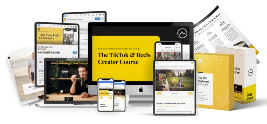 One Peak Creative – The TikTok & Reels Creator Course 2024 Download