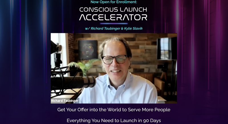 Richard Taubinger & Kylie Slavik – Conscious Launch Accelerator Download 