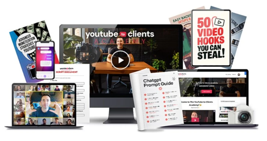 Wes McDowell – The YouTube to Clients Academy Free Download 