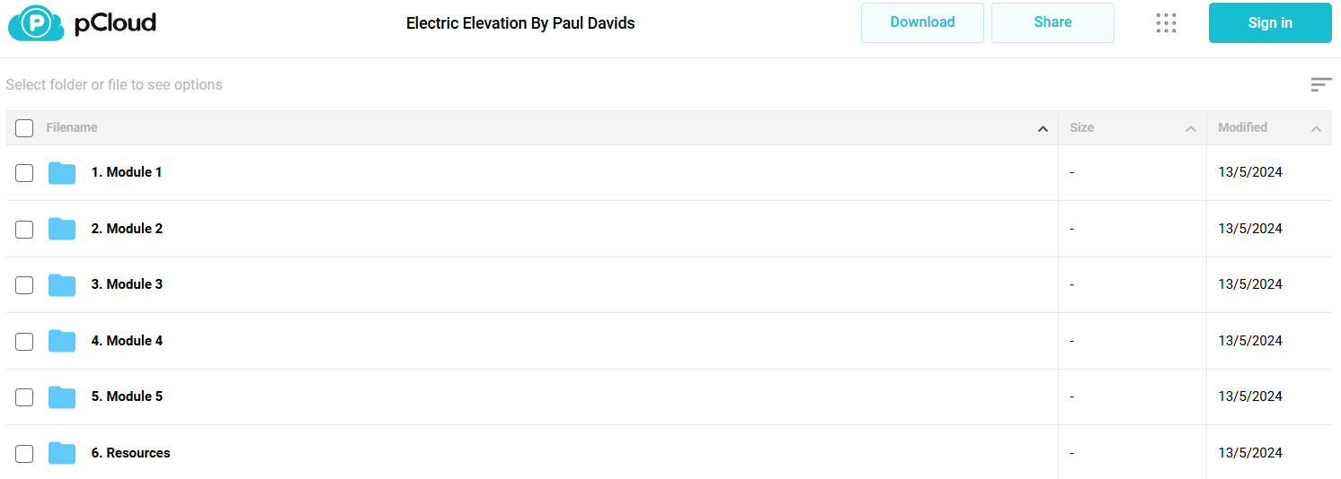 Paul Davids – Electric Elevation Proof