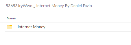 Internet Money By Daniel Fazio Proof