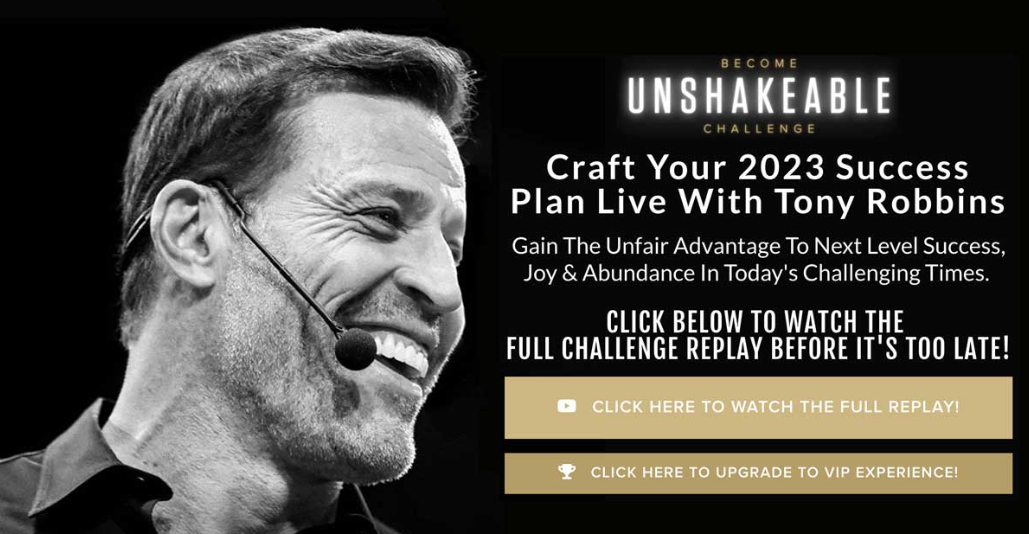 Tony Robbins – Become Unshakeable Challenge 2023 Download 