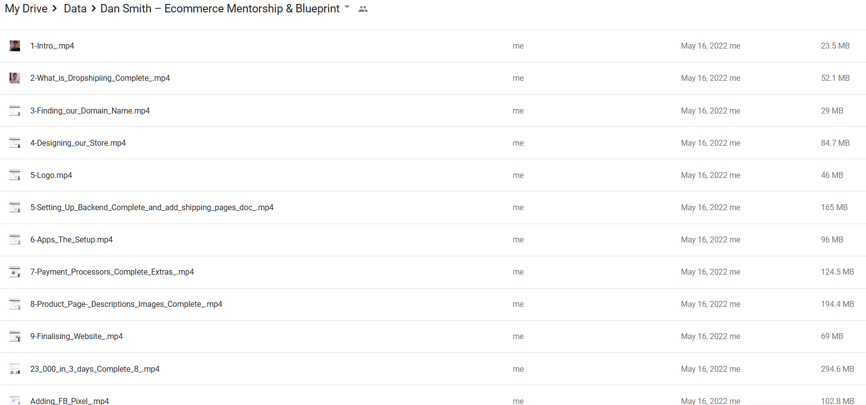 Dan Smith – Ecommerce Mentorship & Blueprint Proof