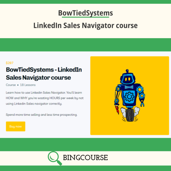 BowTiedSystems – LinkedIn Sales Navigator course