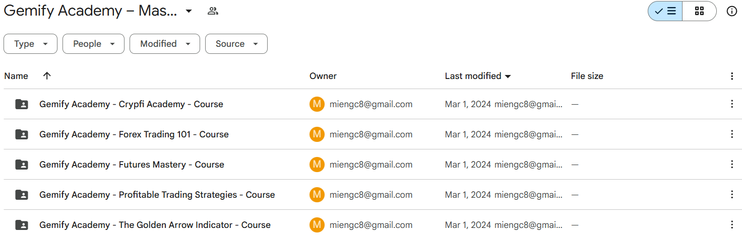 Gemify Academy – Master Bundle Proof