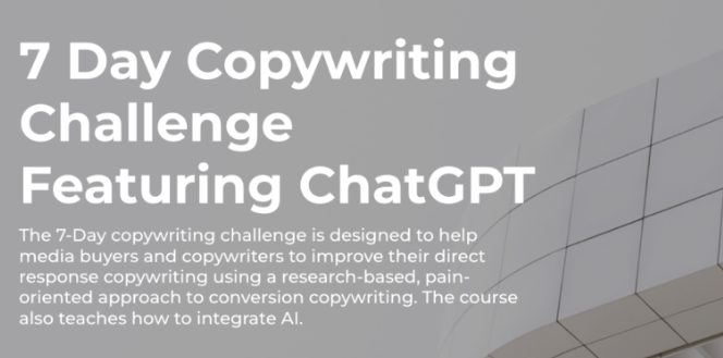 Ashton Shanks – 7 Day Copywriting Challenge Featuring ChatGPT Download 