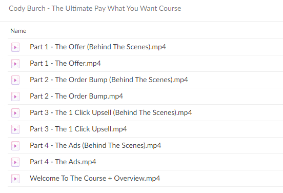 Cody Burch – The Ultimate Pay What You Want Course