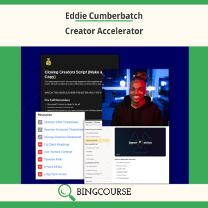 Eddie Cumberbatch – Creator Accelerator